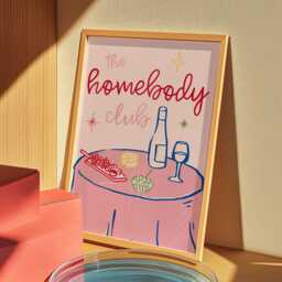 Homebody Club Kitchen Print - Fun Home Decor Wall Art - thumbnail 1