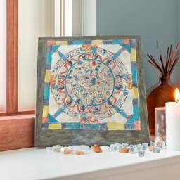 Dendera Zodiac Replica Ancient Egyptian Wall Art - thumbnail 2