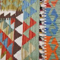 Classic Rug, Handmade Artisan Afghan Turkish Scandinavian Navajo Bohemian Wool Flatweave Multicolour Kilim Rug 171x98 cm - thumbnail 3