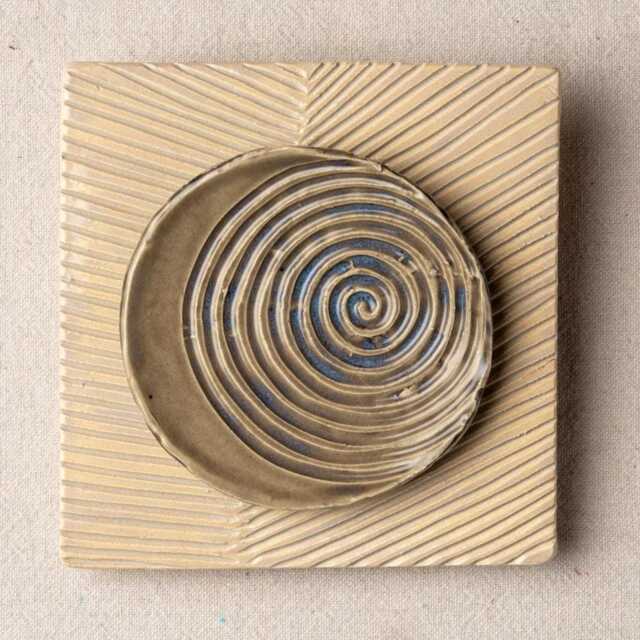 Ceramic Wall Art, Spa Decor - Made To Order Original Art Tranquility C - image 1