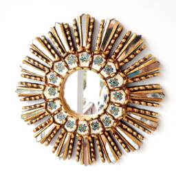"Peruvian Mirrors ""Ivory Lima 35cm"