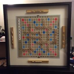 Customized Scrabble Wall Hanging - Decoration, Family, Names Board Game - thumbnail 3