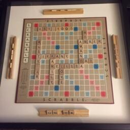 Customized Scrabble Wall Hanging - Decoration, Family, Names Board Game - thumbnail 4