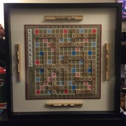 Customized Scrabble Wall Hanging - Decoration, Family, Names Board Game - thumbnail 2