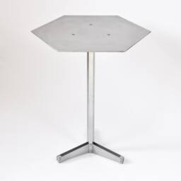 Aluminum Hexagonal Pedestal Table - thumbnail 3