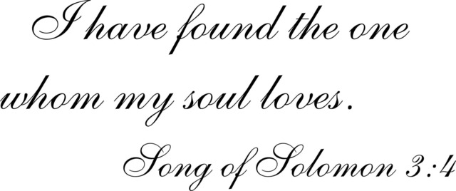 I Have Found The One Whom My Soul Loves Printable Wall Art