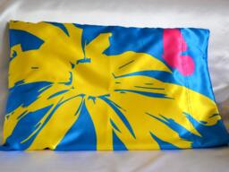 Satin Pillowcase - Yellow Daisy On Blue