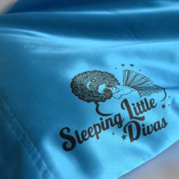 Satin Pillowcase - Yellow Daisy On Blue - thumbnail 4
