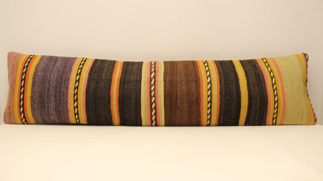 Bedding Pillow 12x47 in 30x120 Kilim Pillow Cover, Home Decor Decorative Throwpillows Couch Designer Boho Case, 4Oyf-144 - image 1