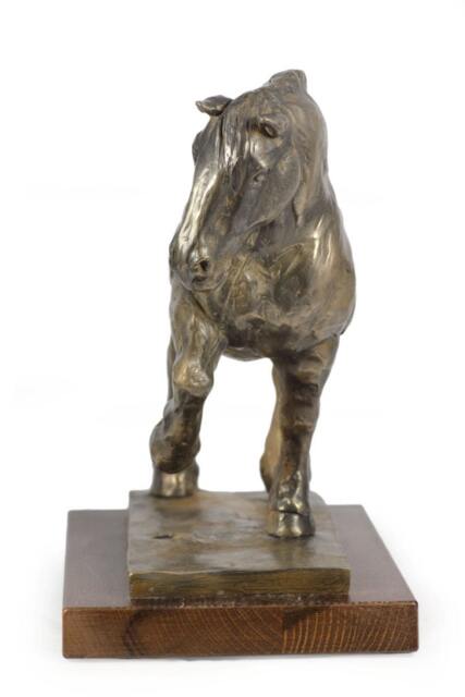 Belgian Horse, Horse Wooden Base Statue, Limited Edition, Artdog - image 1