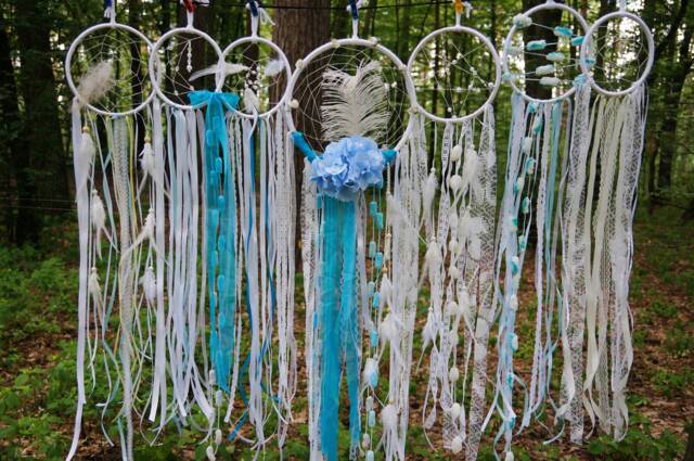 Wedding Dream Catchers Set, Boho Wedding Decorations, Dream Catcher Wall Hanging, Bohemian Room Decor, Wall Hanging - image 1