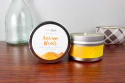 Autumn Woods Soy Candle in 4Oz Tin - Fall Outdoors Scented, Wood Or Cotton Wick - thumbnail 1