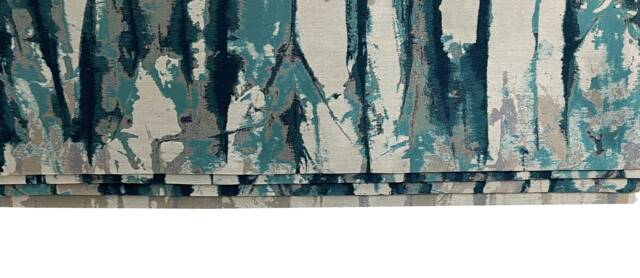 Harlequin - Takara Teal/Ink Made To Measure Professionally Roman Blind - image 1