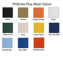 Phifertex Plus?? Mesh Replacement Cover Set For Directors Chair - Flat Stick, Vinyl Fabric - thumbnail 2