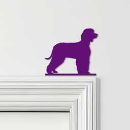 Door Topper Irish Water Spaniel Dog Various Colours Top Of Decorative Sign - Novelty Wall Decor, Frame Art, Art - thumbnail 4