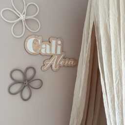 Daisy Wall Flower, Wire Sign, Kids Room Flower Decor, Wildflower Nursery Art, Flowers For Rooms - thumbnail 3