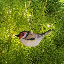 Handmade Porcelain Baby Goldfinch - Fierek Studio Pottery - thumbnail 4
