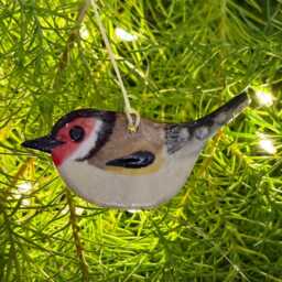 Handmade Porcelain Baby Goldfinch - Fierek Studio Pottery - thumbnail 3