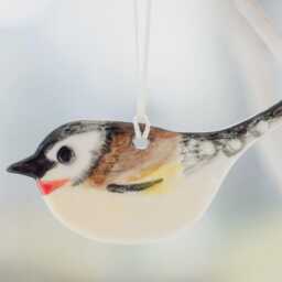 Handmade Porcelain Baby Goldfinch - Fierek Studio Pottery - thumbnail 2