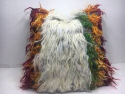 Vintage Kilim Pillow Cover, Handwoven Turkish Throw - 20x20 - thumbnail 1