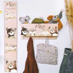 Children's Height Chart, Wooden Charts, Individual Gifts, Personalized Charts - thumbnail 4