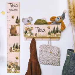 Children's Height Chart, Wooden Charts, Individual Gifts, Personalized Charts
