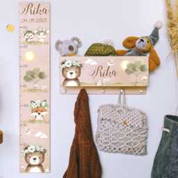 Children's Height Chart, Wooden Charts, Individual Gifts, Personalized Charts - thumbnail 3