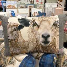 Hand Crafted Harris Tweed Sheep Cushion - thumbnail 4
