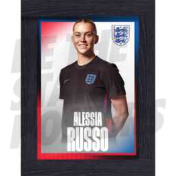 Lionesses Russo 25/26 Away Headshot Poster - Officially Licensed Product A4/A3 Framed Options - thumbnail 2