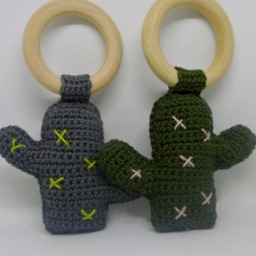 Handmade Cactus Rattle - thumbnail 2