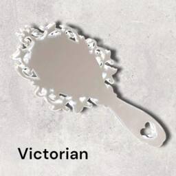 Art Deco Style Hand Held Mirror - Many Styles - Bespoke Shapes & Sizes Made - thumbnail 4