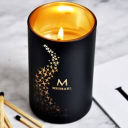Personalised Scented Candle Cedarwood Cinnamon Sandalwood For Her Girl Woman Gift Anniversary Birthday Valentine Wedding - thumbnail 3