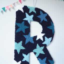 Navy & Blue Star Letter Decorative Wall Hanging - thumbnail 3