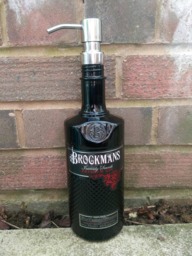 Brockmans Gin Bottle Soap Dispenser, 70Cl Gift With Stainless Dispenser - thumbnail 1