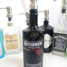 Brockmans Gin Bottle Soap Dispenser, 70Cl Gift With Stainless Dispenser - thumbnail 2
