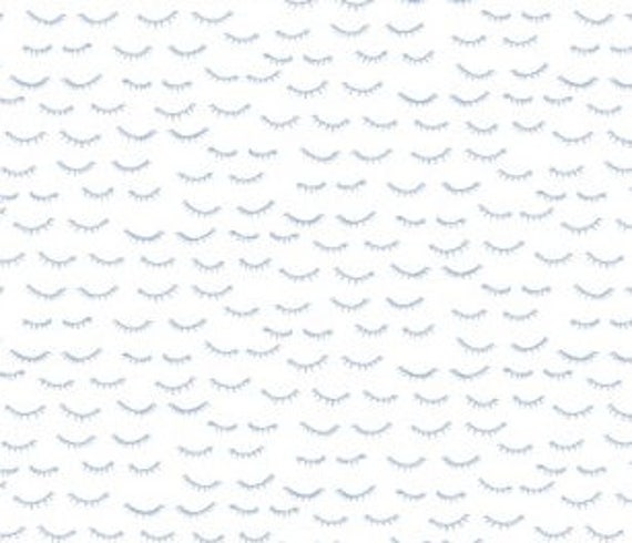 Mini Crib Fitted Sheet Blue & White Cotton Bedding - image 1