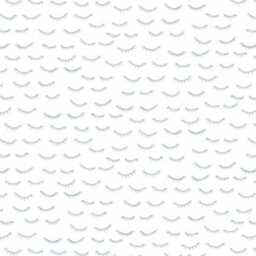 Mini Crib Fitted Sheet Blue & White Cotton Bedding - thumbnail 3