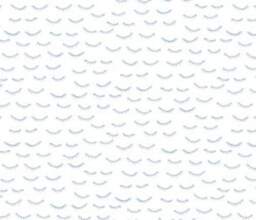 Mini Crib Fitted Sheet Blue & White Cotton Bedding - thumbnail 1