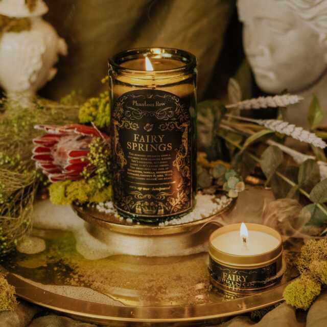 Fairy Springs - Herbal & Fresh Scented Soy Candle - image 1