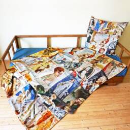 Art Deco Pillow Case & Duvet Cover From Organic Cotton - thumbnail 2