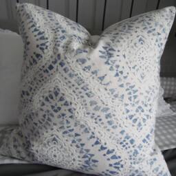 Farmhouse Pillow.throw Pillow.slipcovers.toss Pillow.cushion Cover.bedroom Decor.living Room Decor.spring Decor.summer Decor.blues/Naturals - thumbnail 2