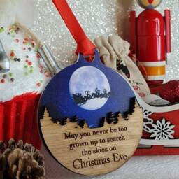 Christmas Bauble - Beautiful Gift For All Ages Xmas Present Tree Decoration Decor Home Office Work Friend Family - thumbnail 3