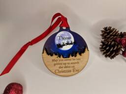 Christmas Bauble - Beautiful Gift For All Ages Xmas Present Tree Decoration Decor Home Office Work Friend Family