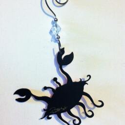 Ornament - Crab Hand Painted Steel - thumbnail 2