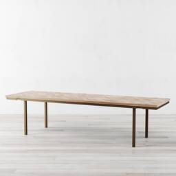 Medway Herringbone Extendable Natural Oak Dining Table - thumbnail 2