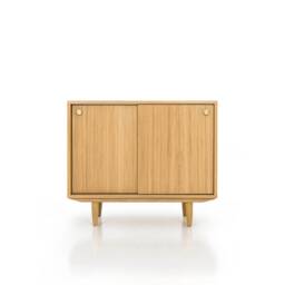 Mid-Century Sideboard, Dresser, Commode, Credenza Made Of Oak Vaneer - Livlo D-P01