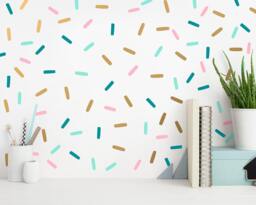 Confetti Wall Decals - Sprinkles Decal Set, Peel & Stick Stickers, Nursery Decals, Modern - thumbnail 1
