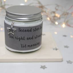 Star Scented Soy Candle - Essential Oils, Sterling Silver Charm - thumbnail 3