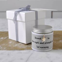 Star Scented Soy Candle - Essential Oils, Sterling Silver Charm - thumbnail 2