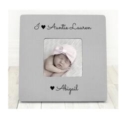 Personalized Aunt Picture Frame Custom Auntie Gift, I Love My Aunt, Auntie Frame, Aunt Gift - thumbnail 1